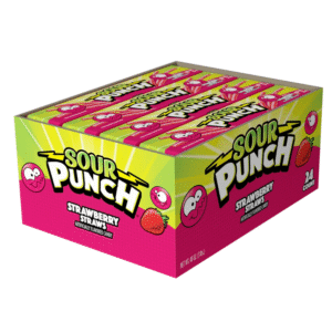 Sour Punch Straws Strawberry | 24 Count