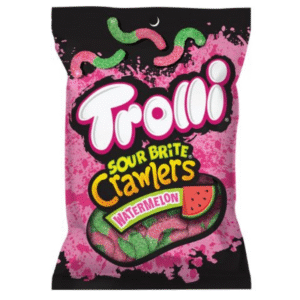Trolli Sour Brite Crawlers Watermelon Peg Bag