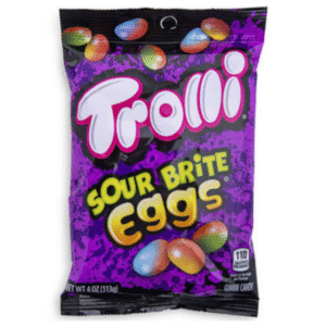 Trolli Sour Brite Egg Peg Bag