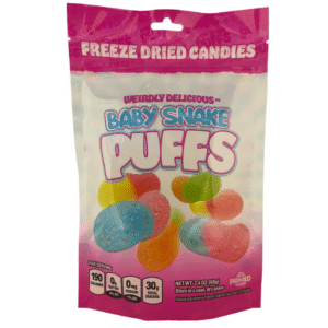 Primed Warrior Freeze Dried Baby Snake Puffs