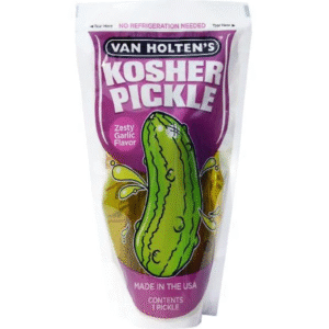Van Holten Shelf Stable Kosher Pickle In A Pouch Large