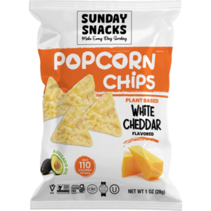 Popcorn Chips Vegan Cheddar   | 1 oz.