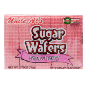 Uncle Al's Sugar Wafer Strawberry