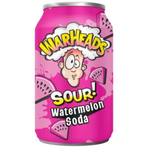 Warheads Sour Watermelon Soda | 12 oz